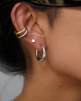 Сребърни обеци