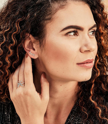 Сребърен пръстен „Окрилена“