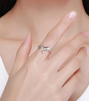 Сребърен пръстен „В мир със себе си“