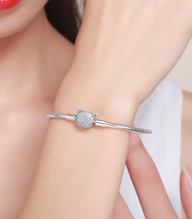 Сребърна мека гривна за талисмани "Грация"