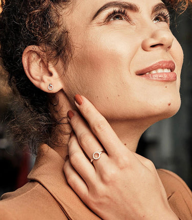 Сребърни обеци „Малки съвършенства“