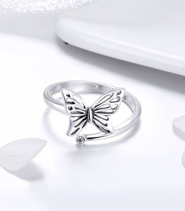 Сребърен пръстен „Окрилена“