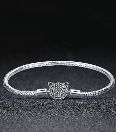 Сребърна мека гривна за талисмани "Грация"