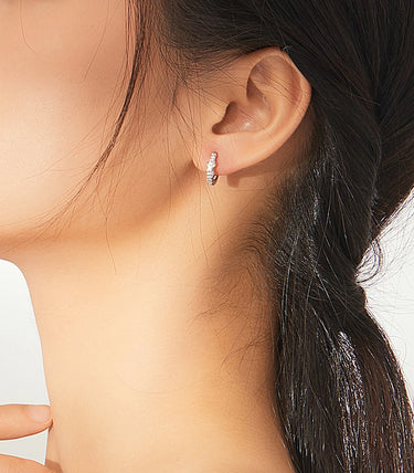 Сребърни обеци „Безкрайност“