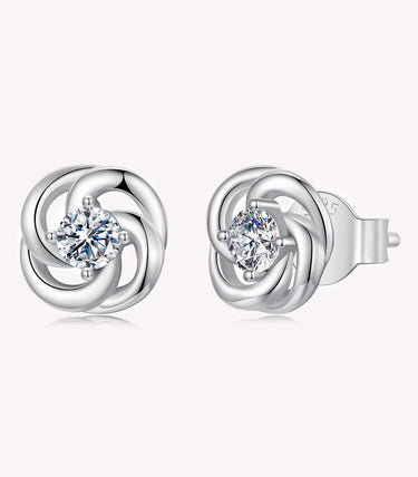 Сребърни обеци „Trivia“