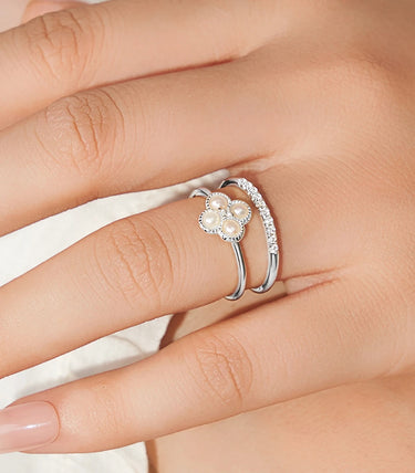 Сребърен пръстен Clover bliss