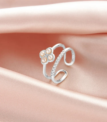 Сребърен пръстен Clover bliss