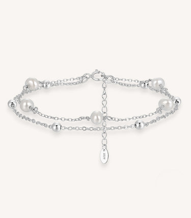 Сребърна гривна Bianca