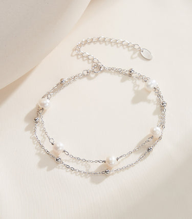 Сребърна гривна Bianca