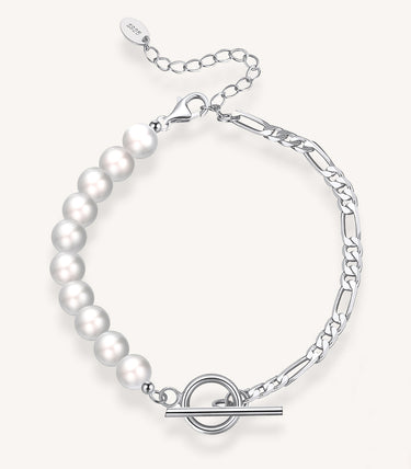 Сребърна гривна Dualité