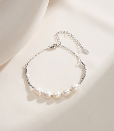 Сребърна гривна Linea Blanca