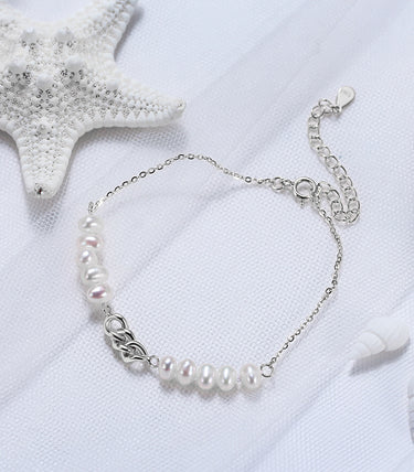 Сребърна гривна Maréa