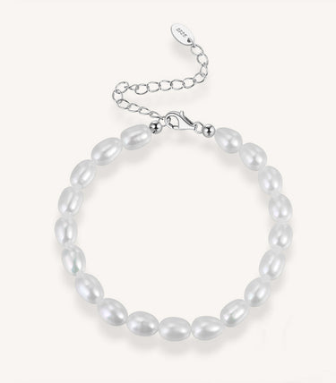 Сребърна гривна Perla Viva