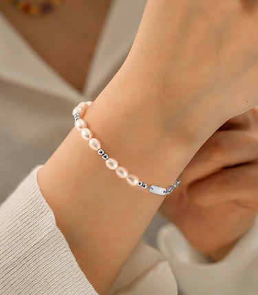 Сребърна гривна Prima