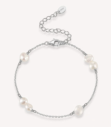 Сребърна гривна Serena