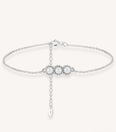 Сребърна гривна TriLuxe