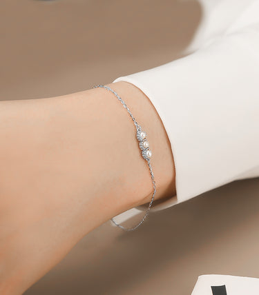 Сребърна гривна TriLuxe