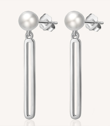 Сребърни обеци Amélia