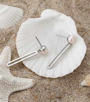 Сребърни обеци Amélia