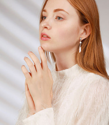 Сребърни обеци Barocco Chic