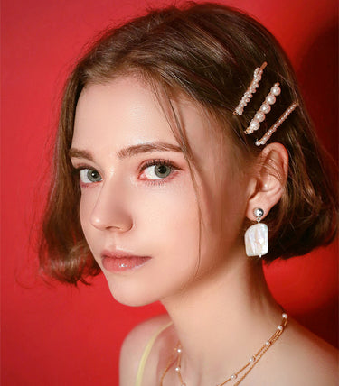 Сребърни обеци Baroque Glow