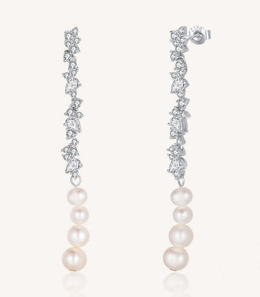 Сребърни обеци Cadenza