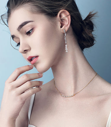 Сребърни обеци Cadenza