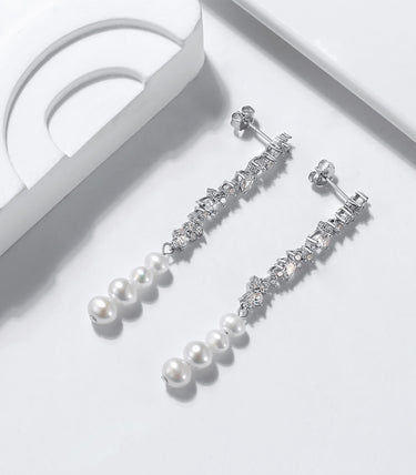 Сребърни обеци Cadenza