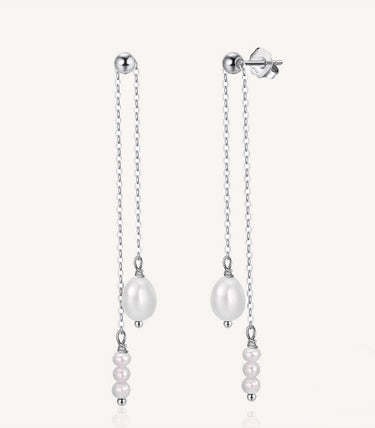 Сребърни обеци Cascade