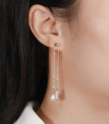 Сребърни обеци Cascade