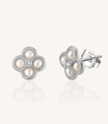 Сребърни обеци Clover Bliss