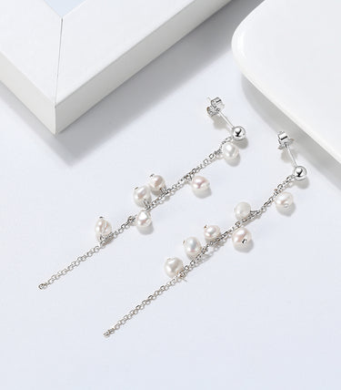 Сребърни обеци Corazón