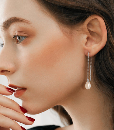 Сребърни обеци Delicata