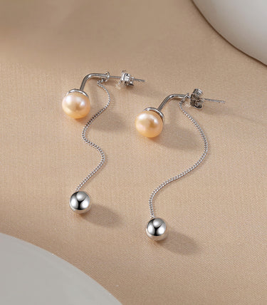 Сребърни обеци Élégance