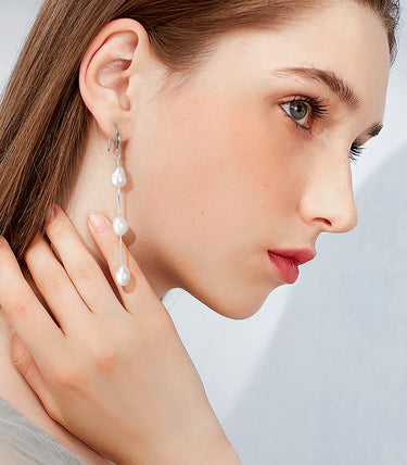 Сребърни обеци Essenza