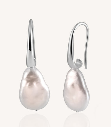 Сребърни обеци Goccia