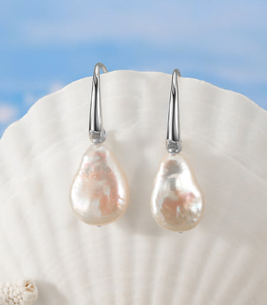 Сребърни обеци Goccia