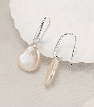 Сребърни обеци Goccia