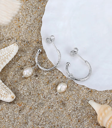 Сребърни обеци Laguna