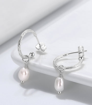 Сребърни обеци Laguna