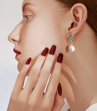 Сребърни обеци Luz Fina