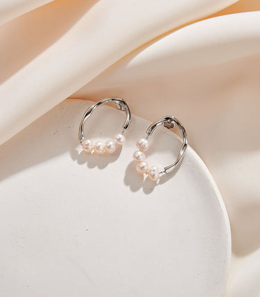 Сребърни обеци Maris