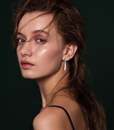 Сребърни обеци Metropolis