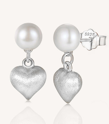 Сребърни обеци Poème