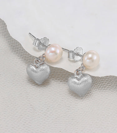 Сребърни обеци Poème