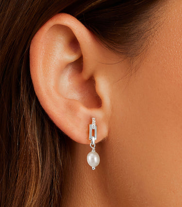 Сребърни обеци Roxy