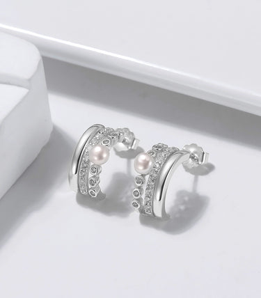 Сребърни обеци Skyline