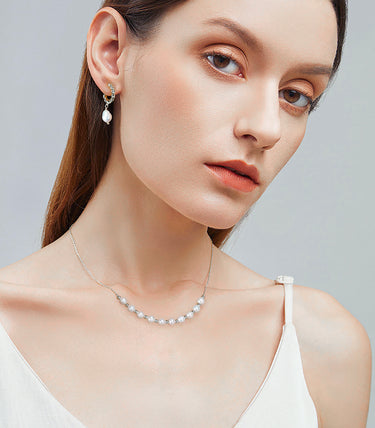 Сребърно колие Bolero