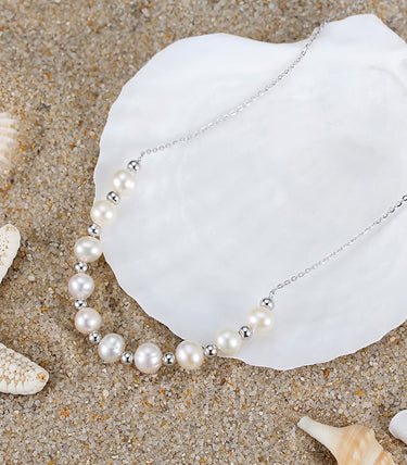 Сребърно колие Bolero