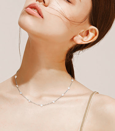 Сребърно колие Constella